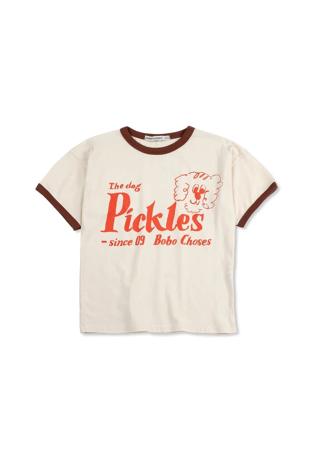 Bobo Choses Pickles Print Ringer T-Shirt