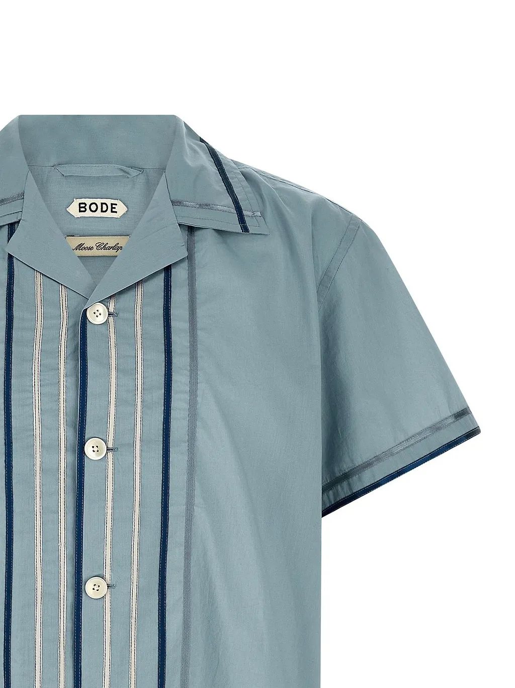 Bode Ribbon Plaid Bowling Shirt
