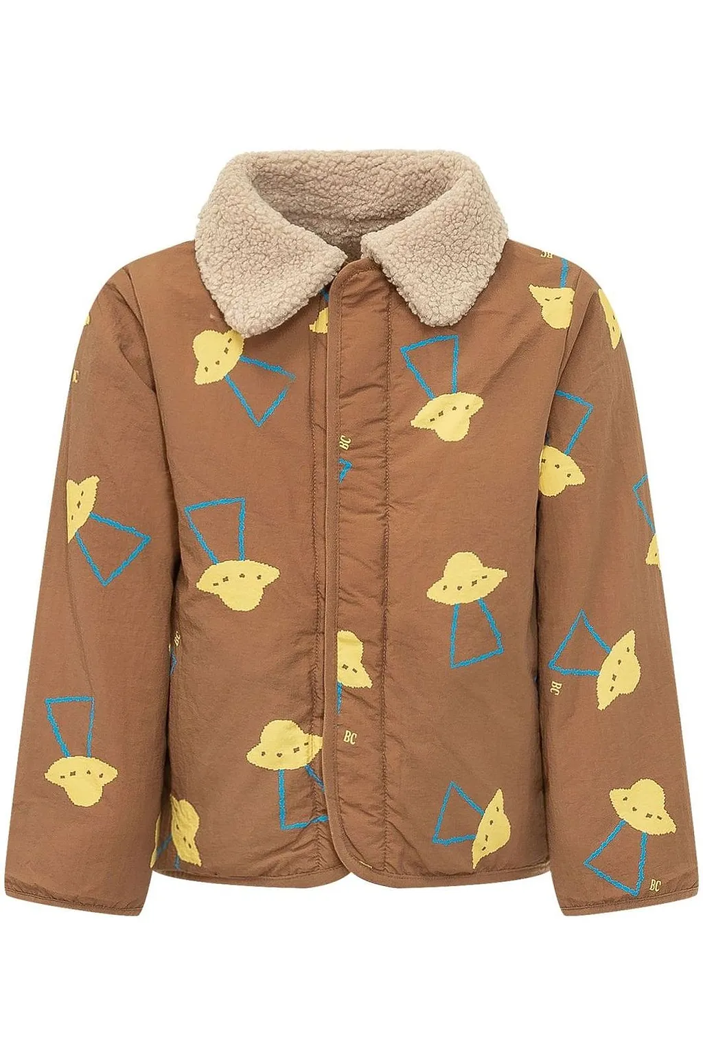 Bobo Choses Pixel Abduction All Over Reversible Jacket