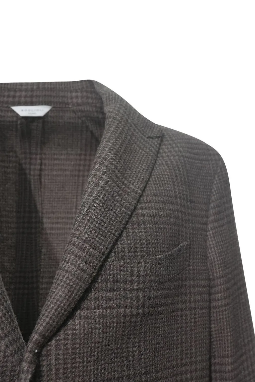 Boglioli Checked Two-Button Blazer