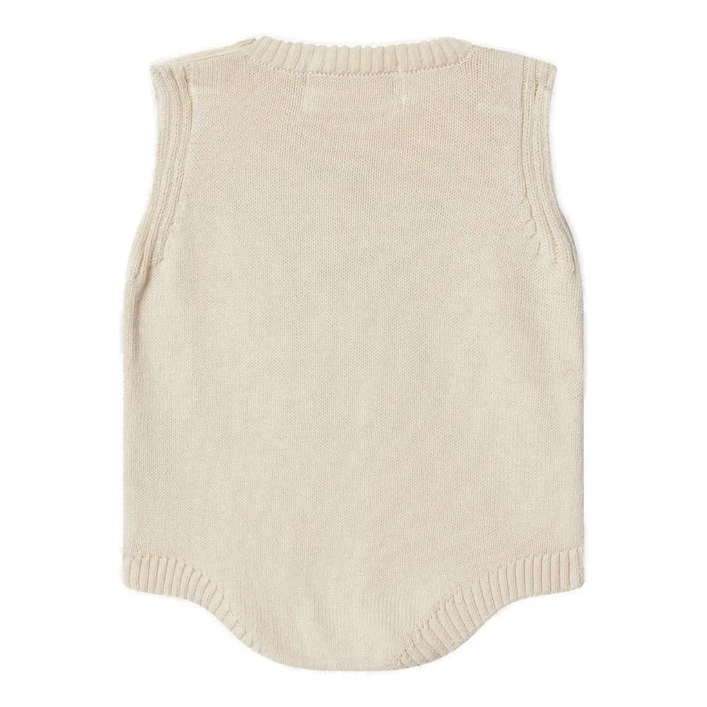 Bobo Choses Pixel Sugar Beet Knitted Rompers