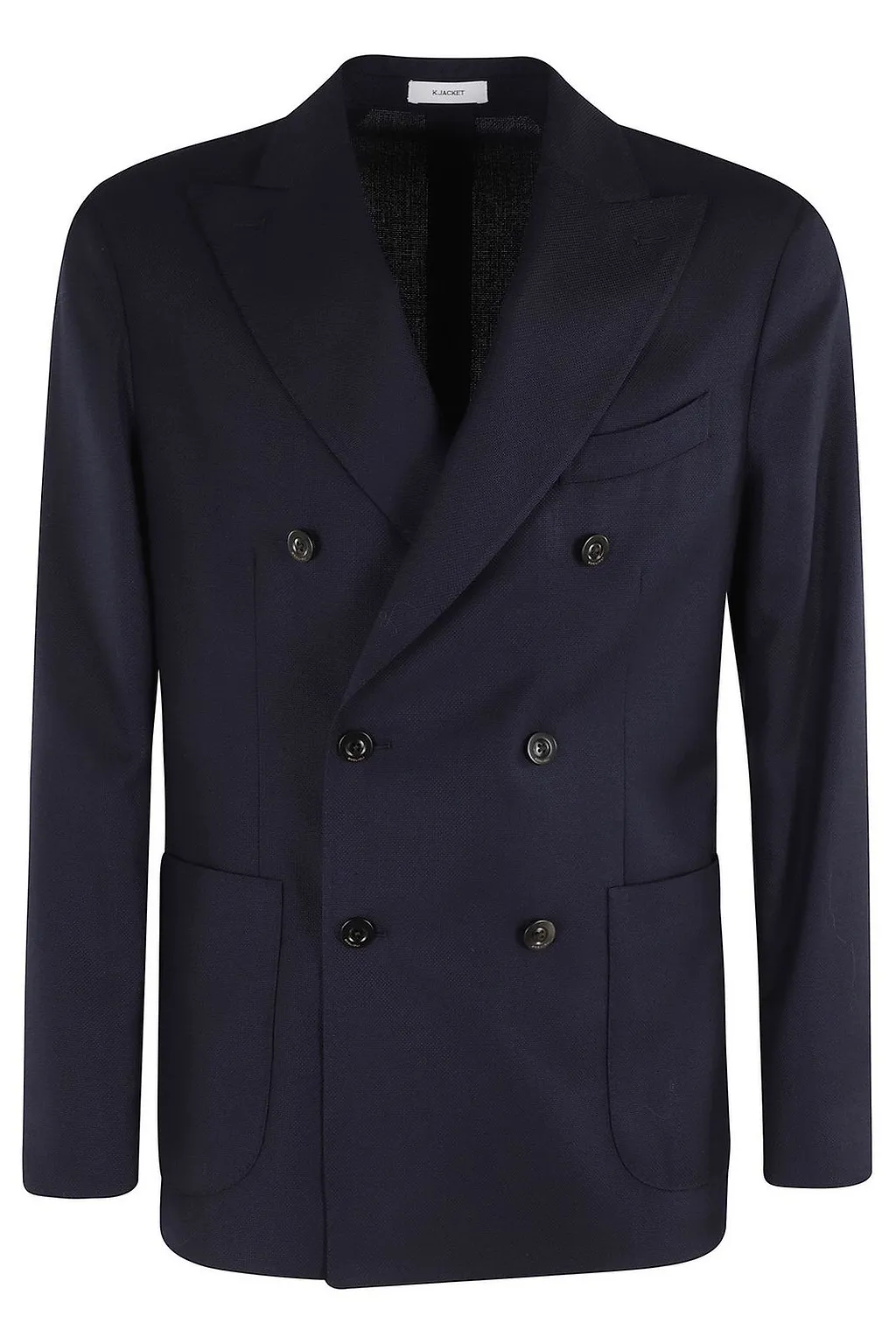 Boglioli Double-Breasted Straight Hem Blazer