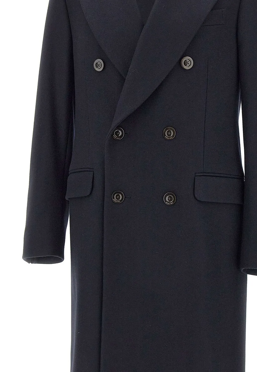 Boglioli Double-Breasted Long Coat