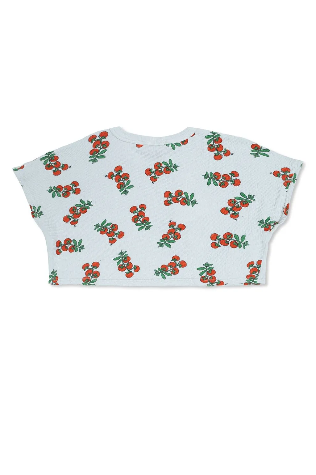 Bobo Choses Juicy Tomatoes All Over Cropped T-Shirt
