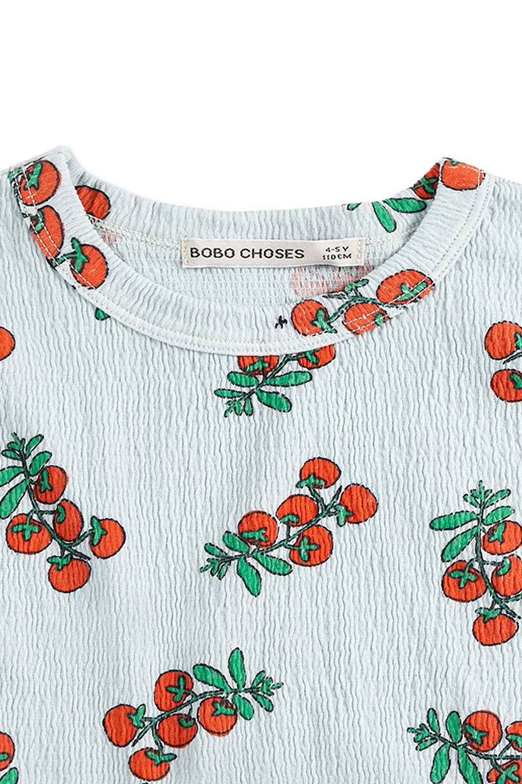 Bobo Choses Juicy Tomatoes All Over Cropped T-Shirt