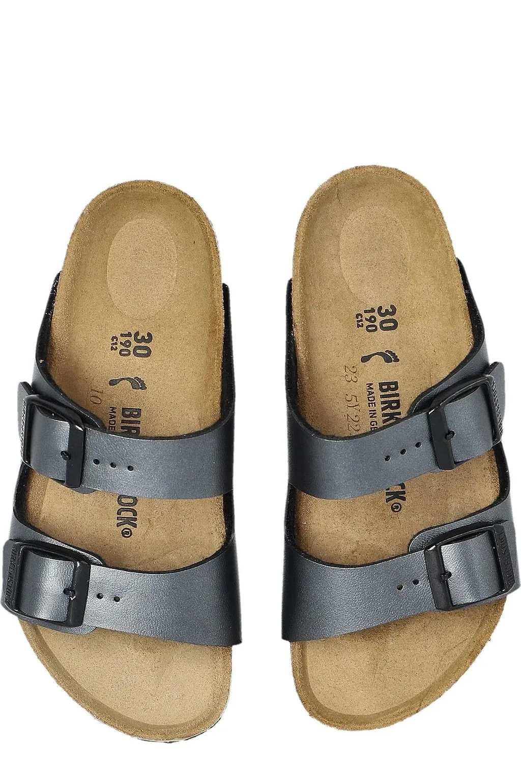 Birkenstock Kids Arizona Double-Buckle Slides