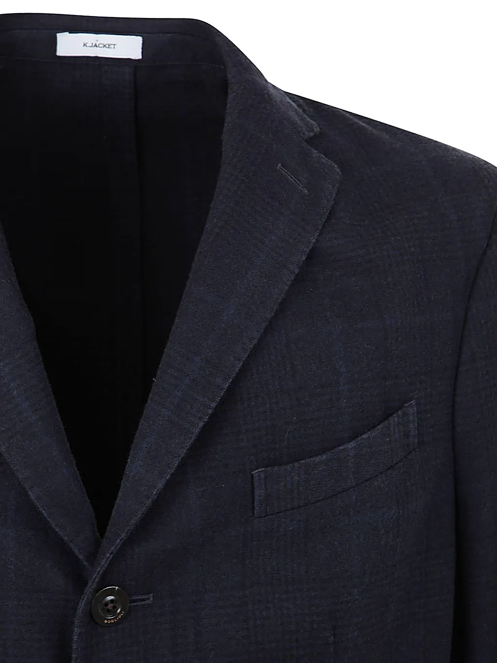 Boglioli Single-Breasted Checked Jacket