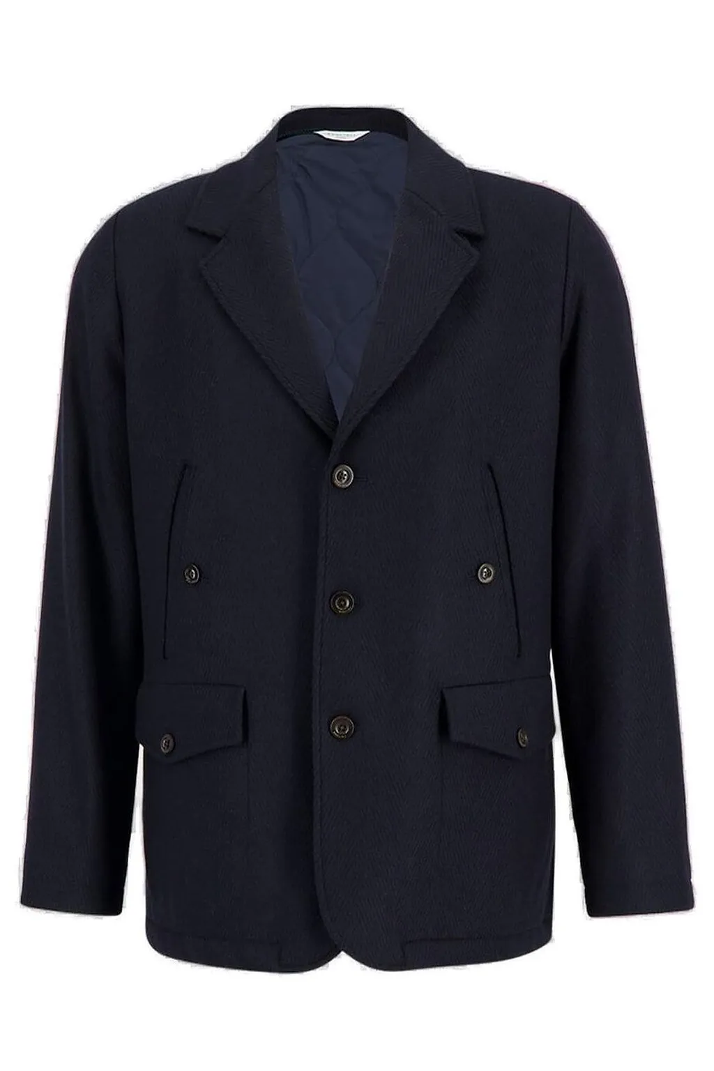 Boglioli Single-Breasted Long-Sleeved Jacket