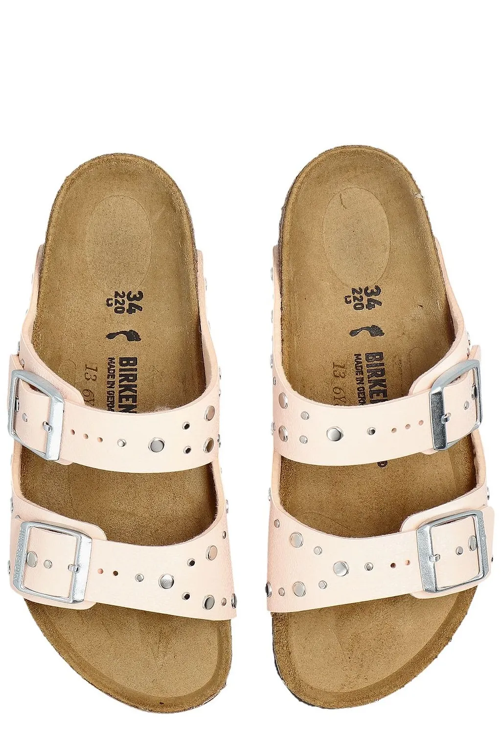 Birkenstock Kids Arizona Studded Flat Sandals
