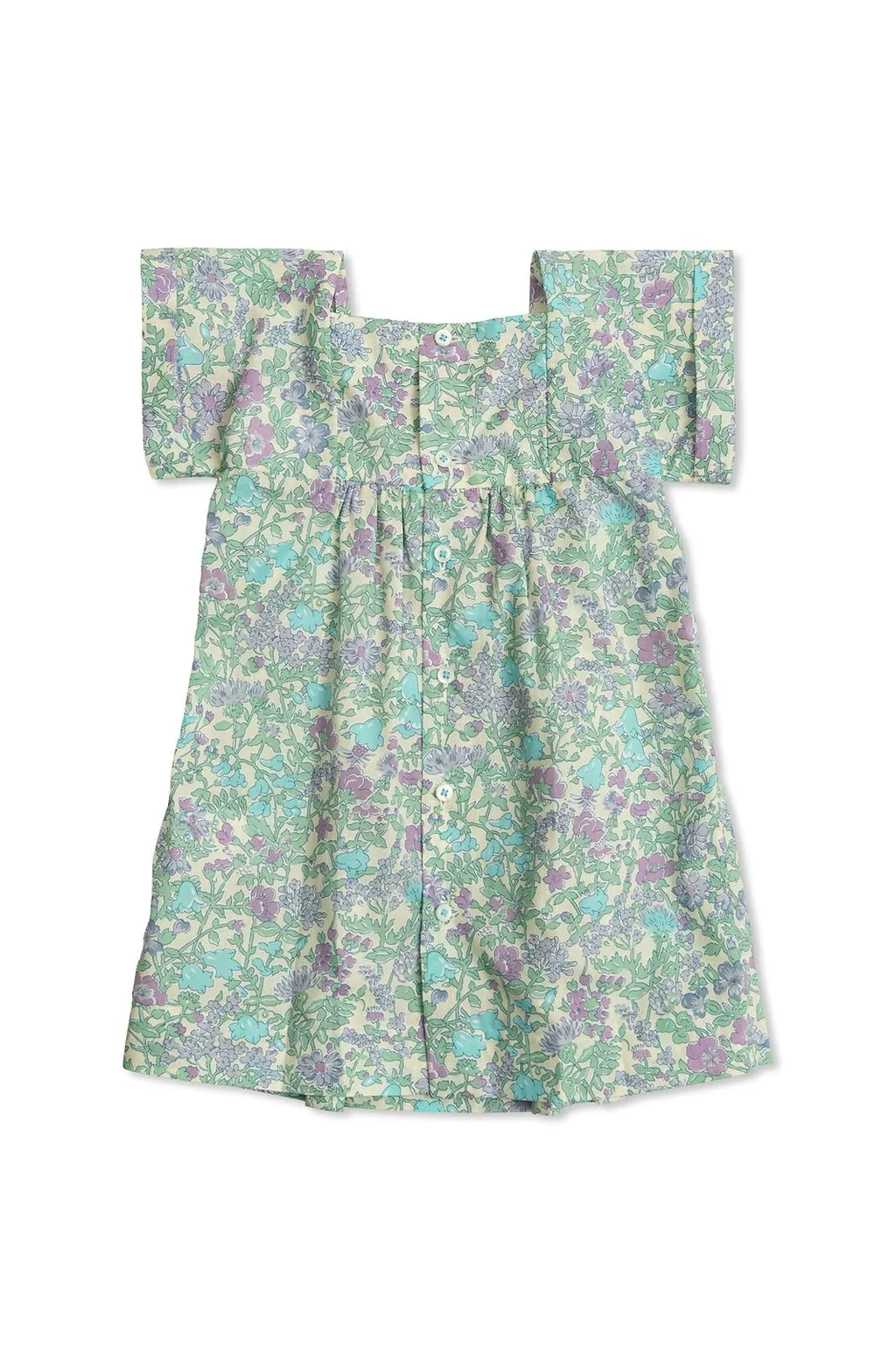 Bonpoint Wide Sleeved Printed Pais Dress
