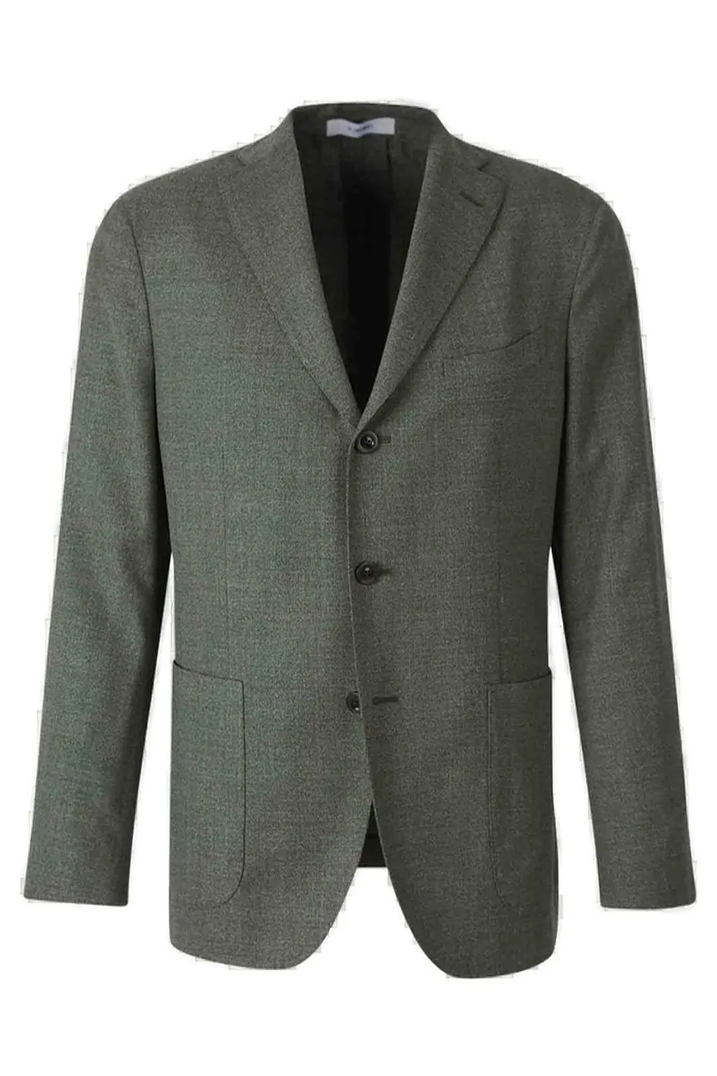 Boglioli Single-Breasted Straight Hem Blazer