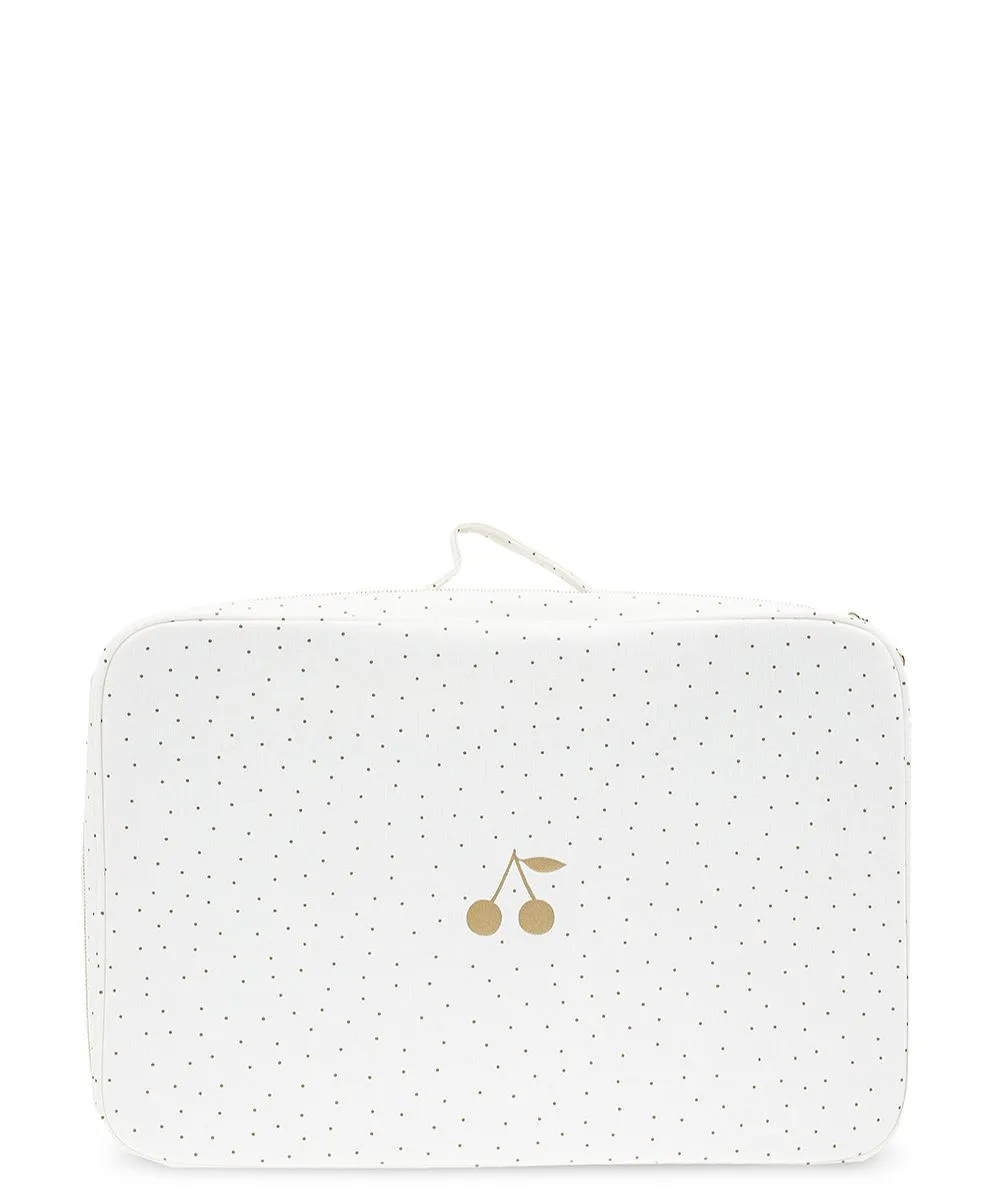 Bonpoint Cherry Printed Zip-Up Wash Bag