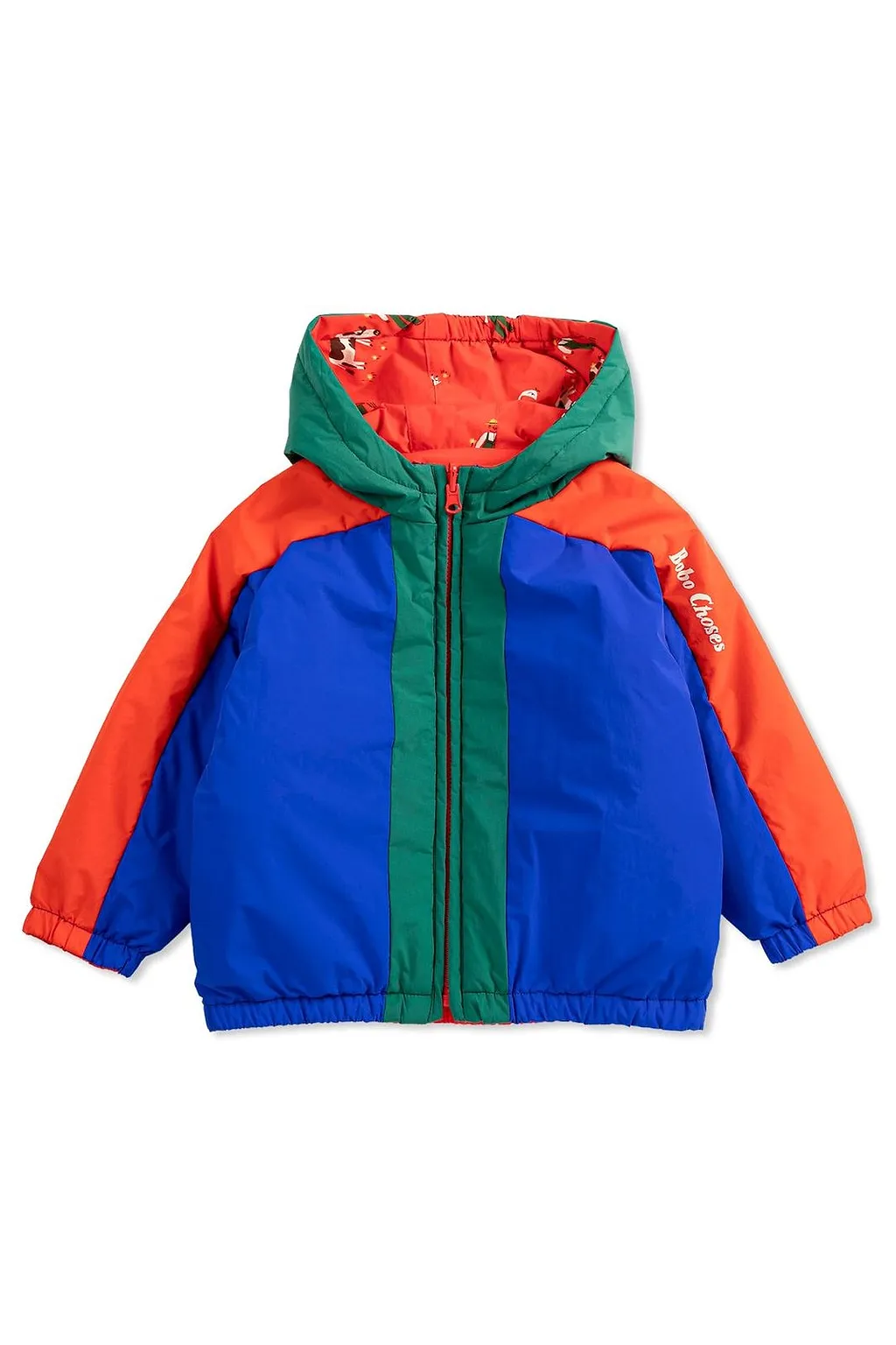 Bobo Choses Reversible Printed Hooded Jacket