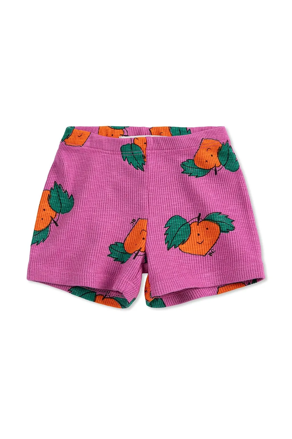 Bobo Choses Ribbed Fruit Print Shorts
