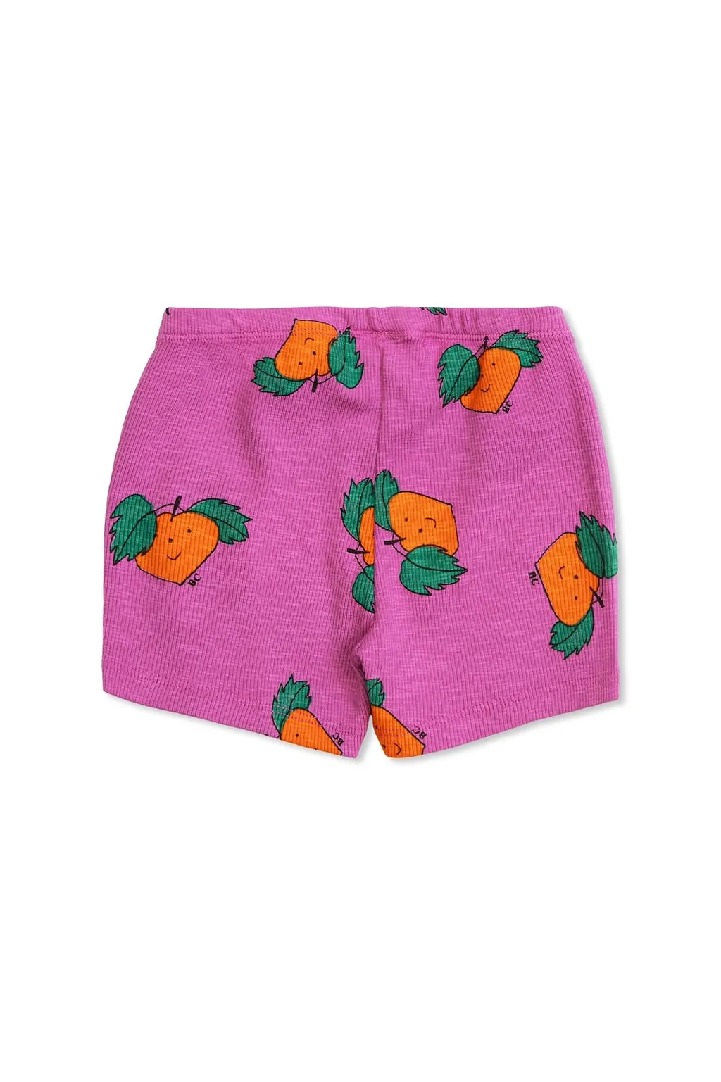 Bobo Choses Ribbed Fruit Print Shorts
