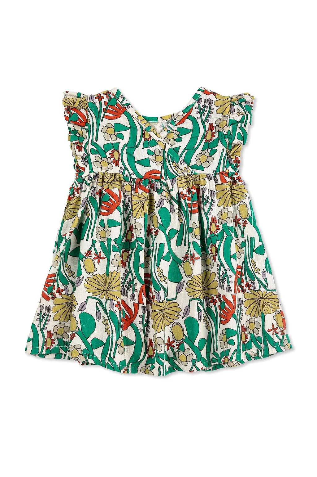 Bobo Choses Ruffled Floral Print Dress