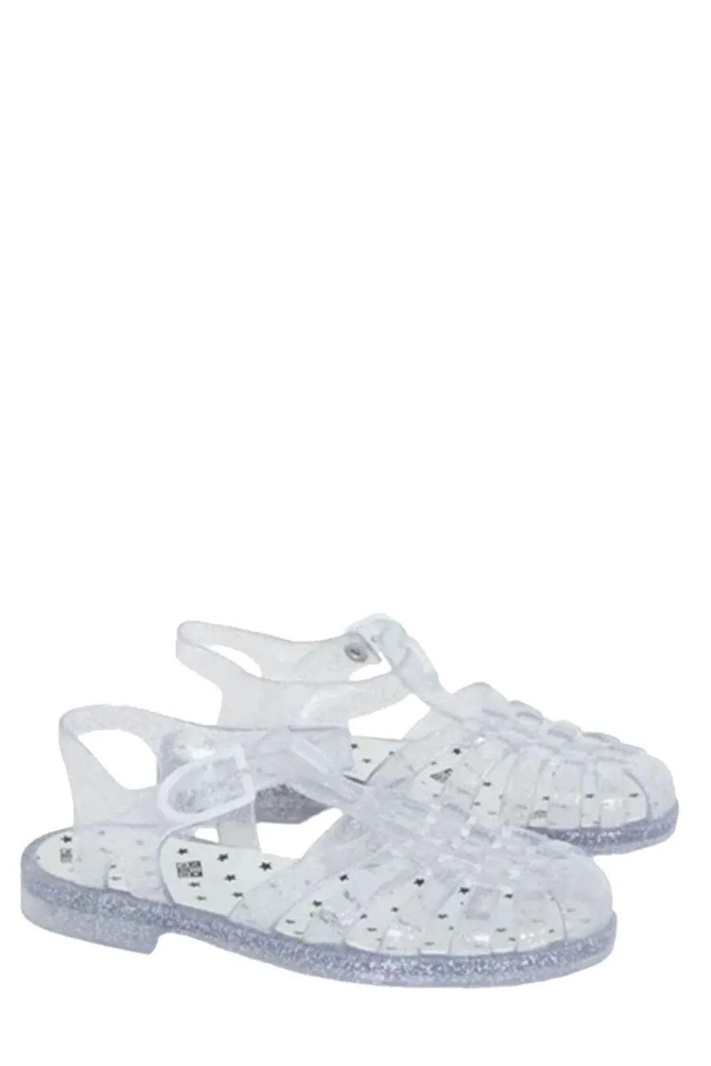 Bonton Glitter Jelly Flat Sandals