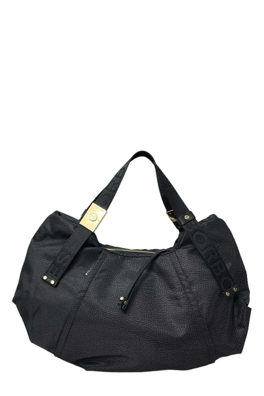 Borbonese Fold Medium Bowler Tote Bag