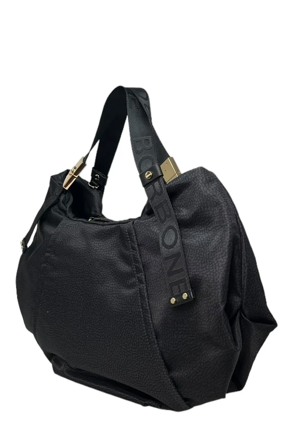 Borbonese Fold Medium Bowler Tote Bag
