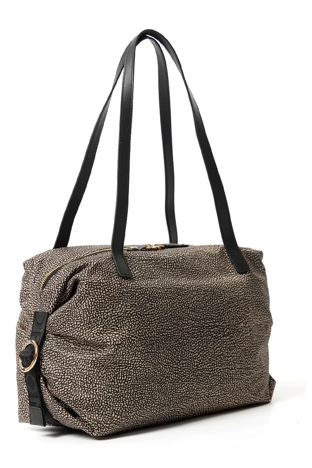 Borbonese Logo Plaque Tote Bag