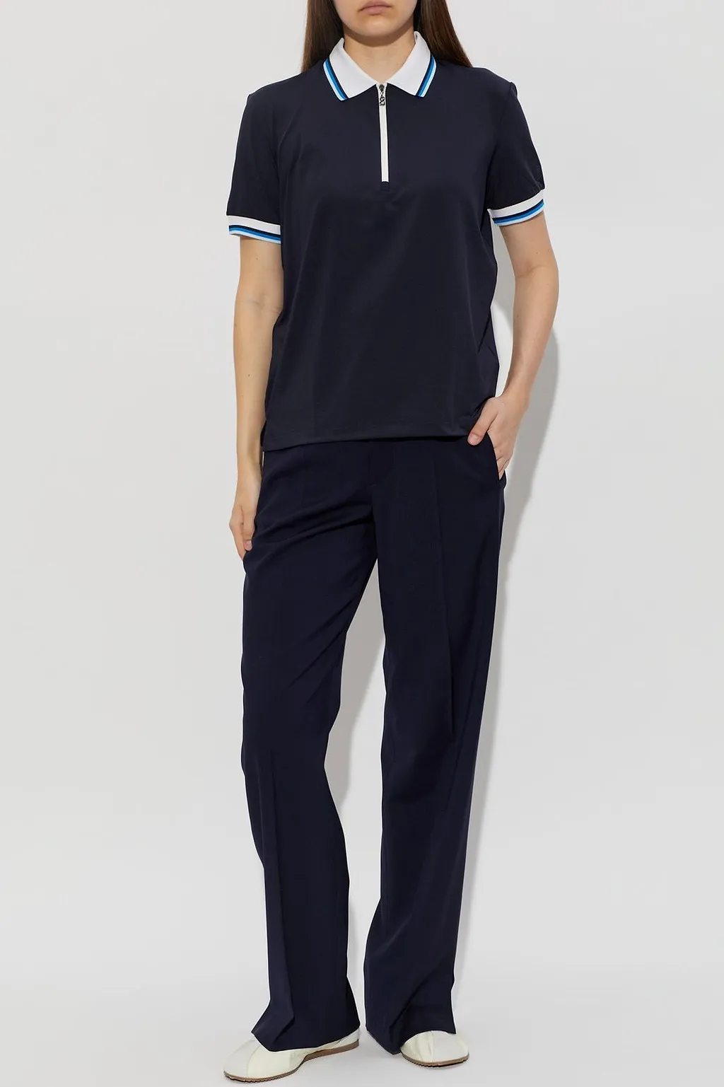 Bogner Laurina Zip Polo Top