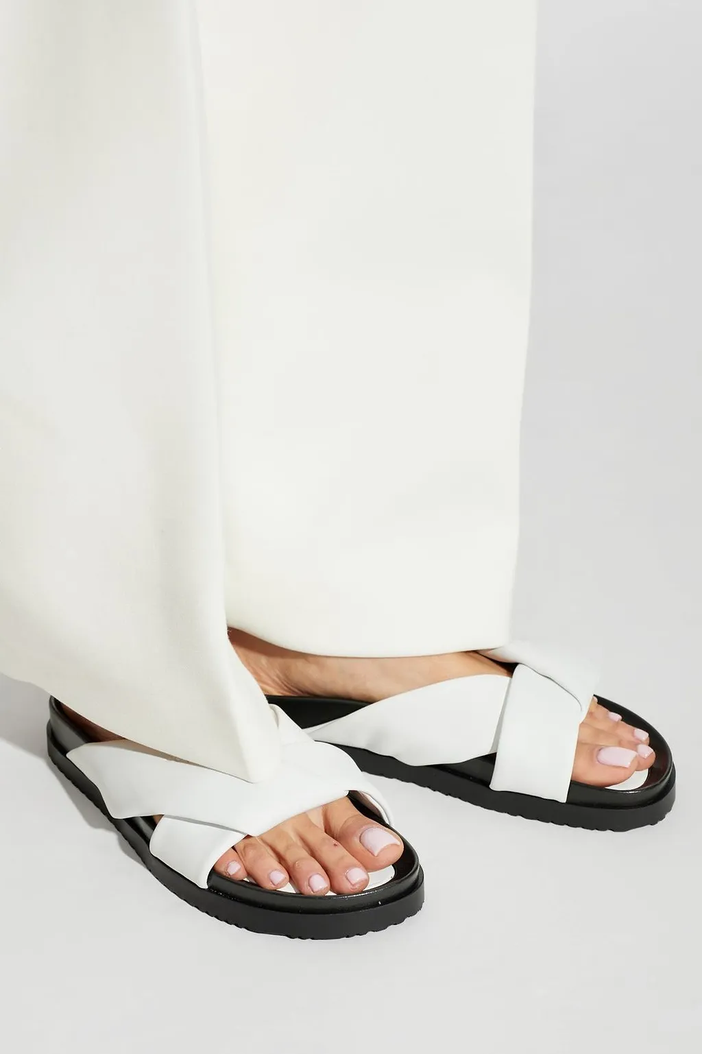 Bogner Sirolo Cross-Strap Flat Sandals
