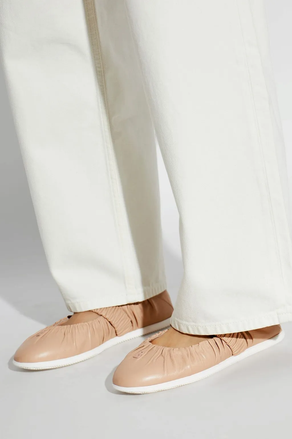 Bogner Vienna Ruched Ballet Flats