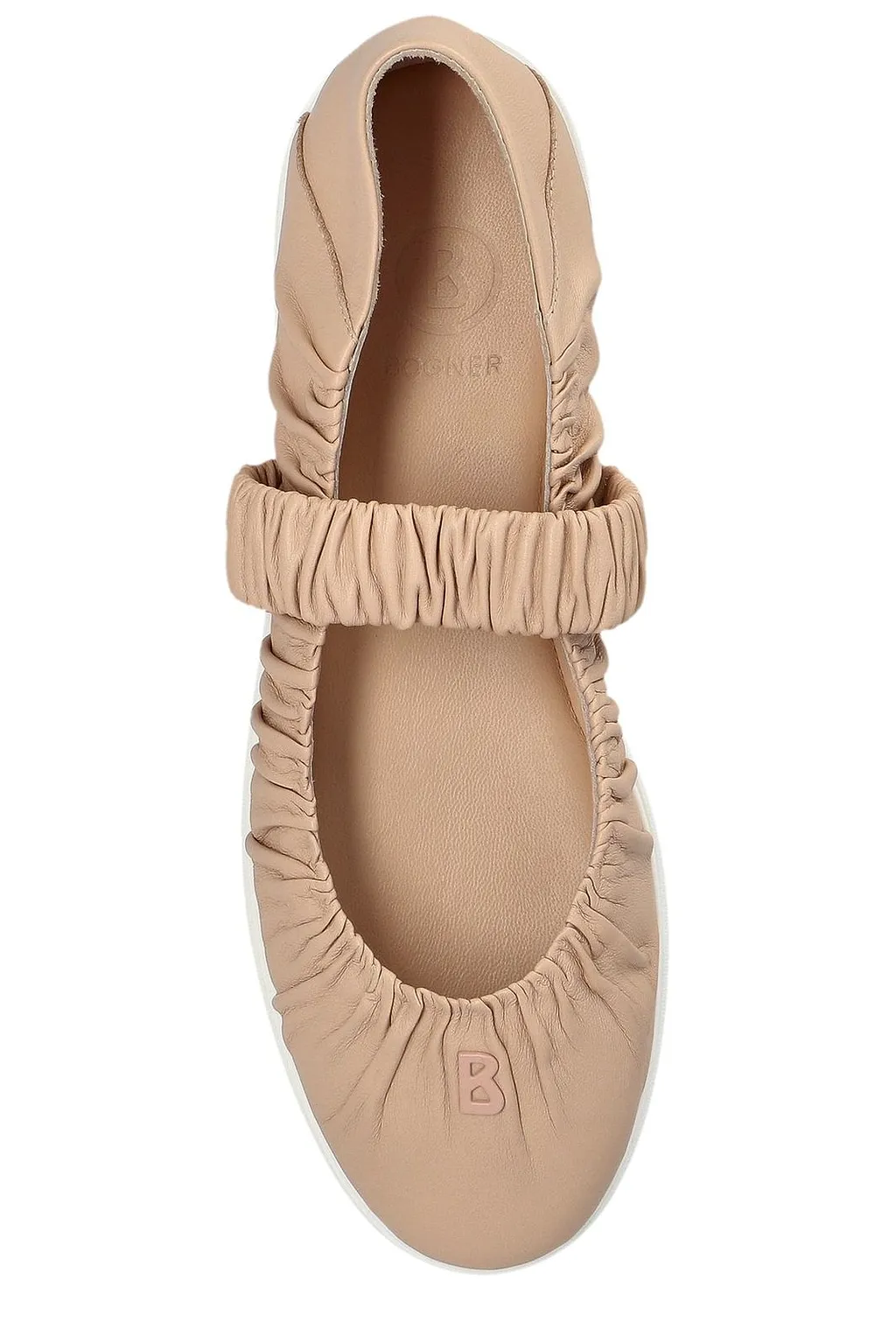 Bogner Vienna Ruched Ballet Flats