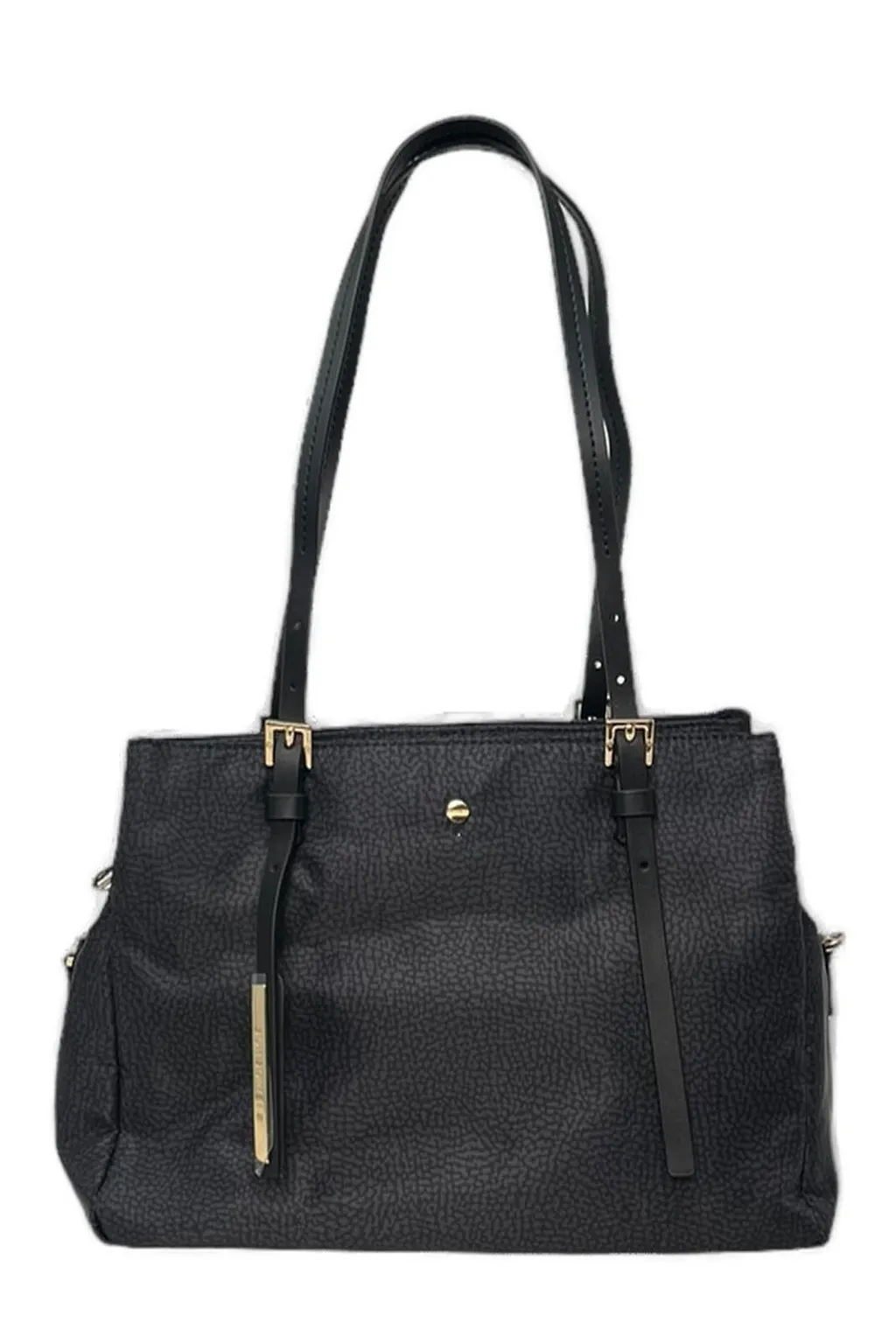 Borbonese Small Denim Zipped Crossbody Bag