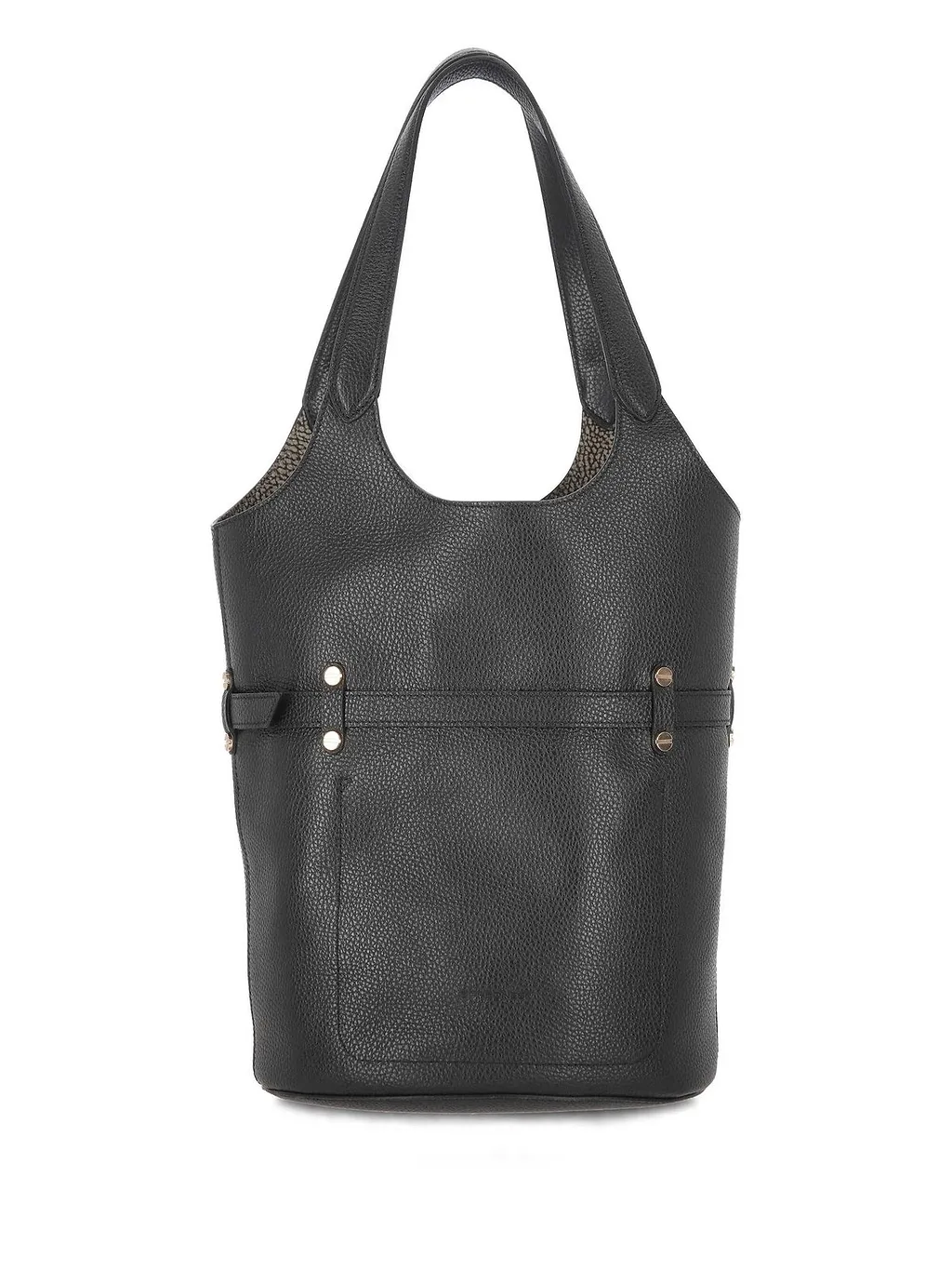 Borbonese Padlock Detail Shoulder Bag