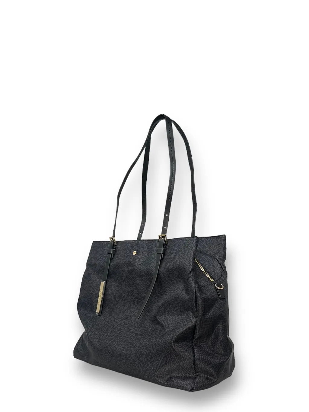 Borbonese Zipped Large Shopping Bag