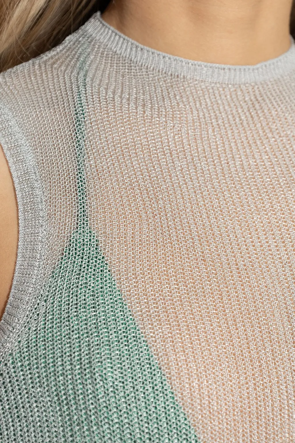 Bond-Eye Asher Sheer Knitted Dress