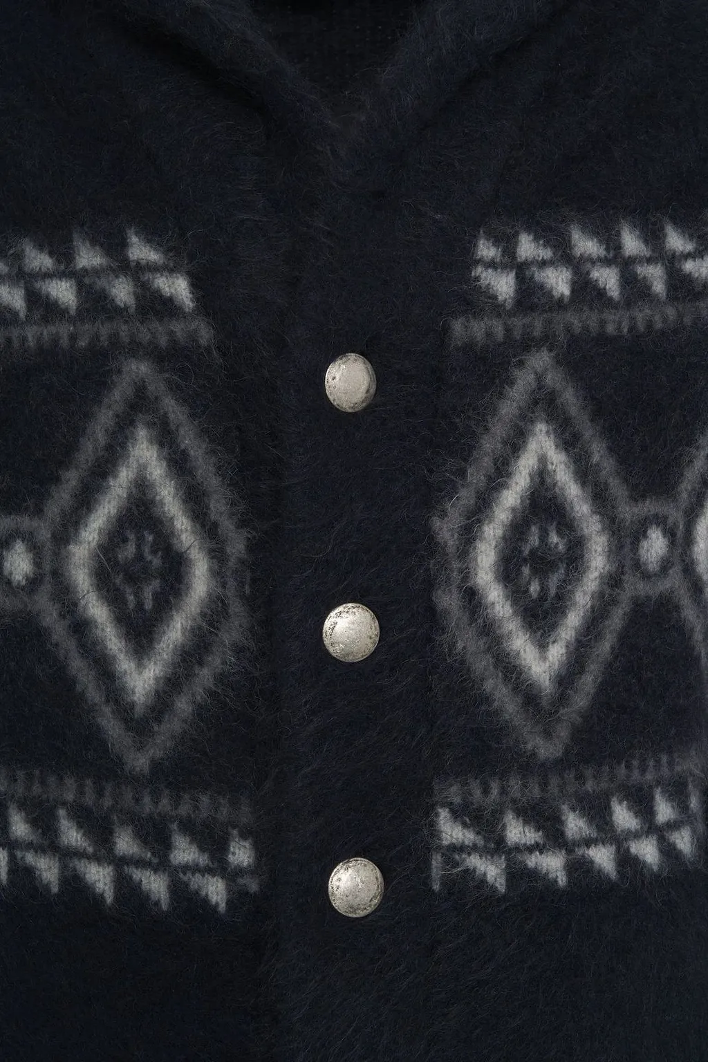 Borgo Asolo Rombi Geometric Pattern Cardigan