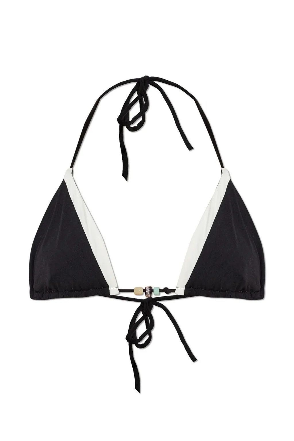 Bond-Eye Fosca Beaded Triangle Bikini Top