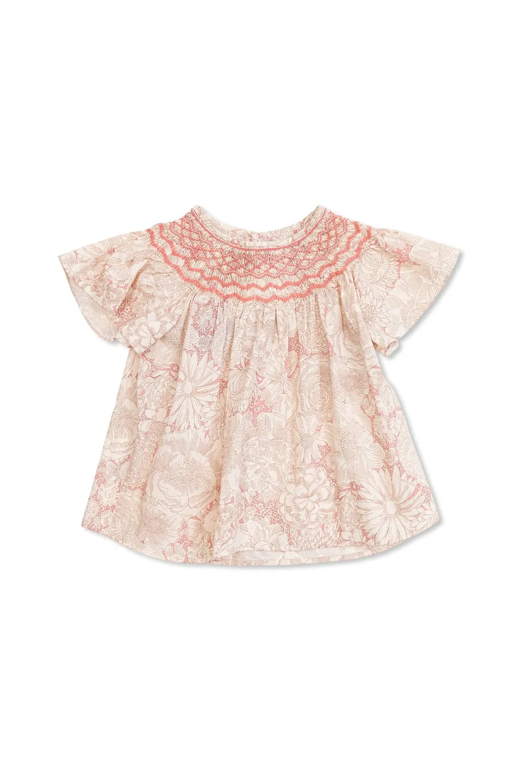 Bonpoint Adelice Smocked Blouse
