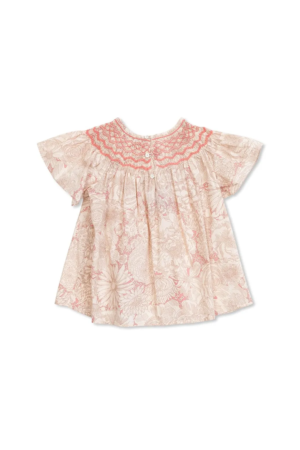 Bonpoint Adelice Smocked Blouse