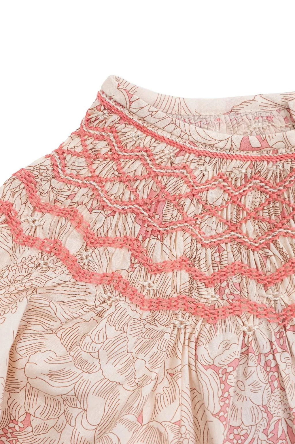 Bonpoint Adelice Smocked Blouse