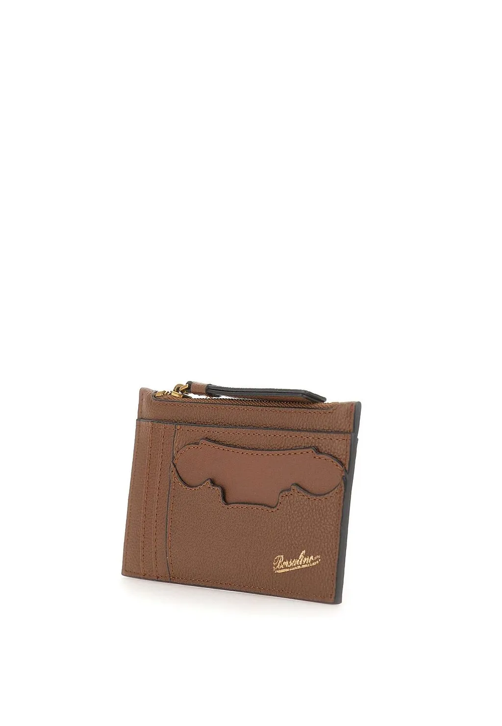 Borsalino Zip Compartment Card Holder Wallet