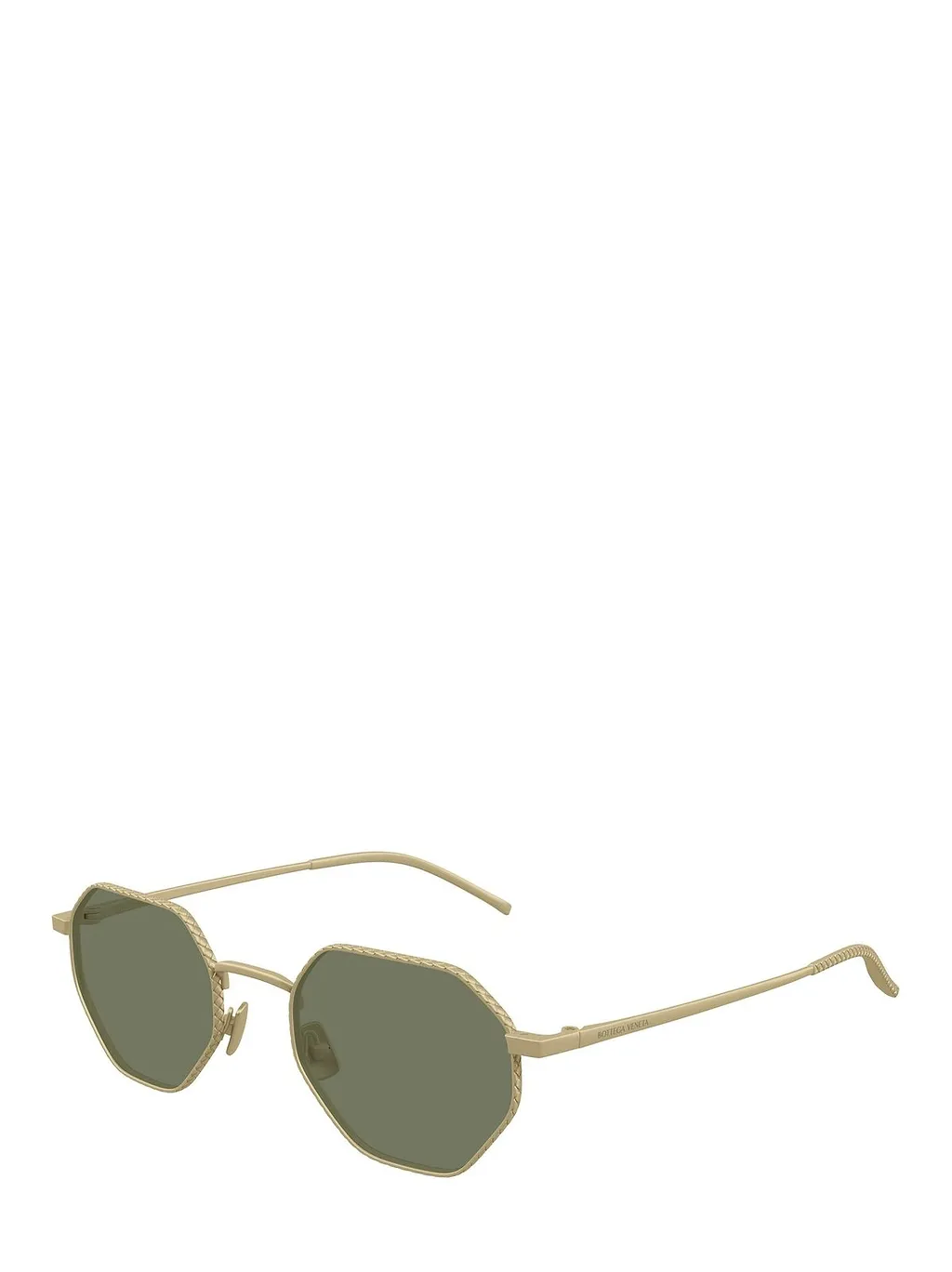 Bottega Veneta Eyewear Intrecciato Geometrical Sunglasses