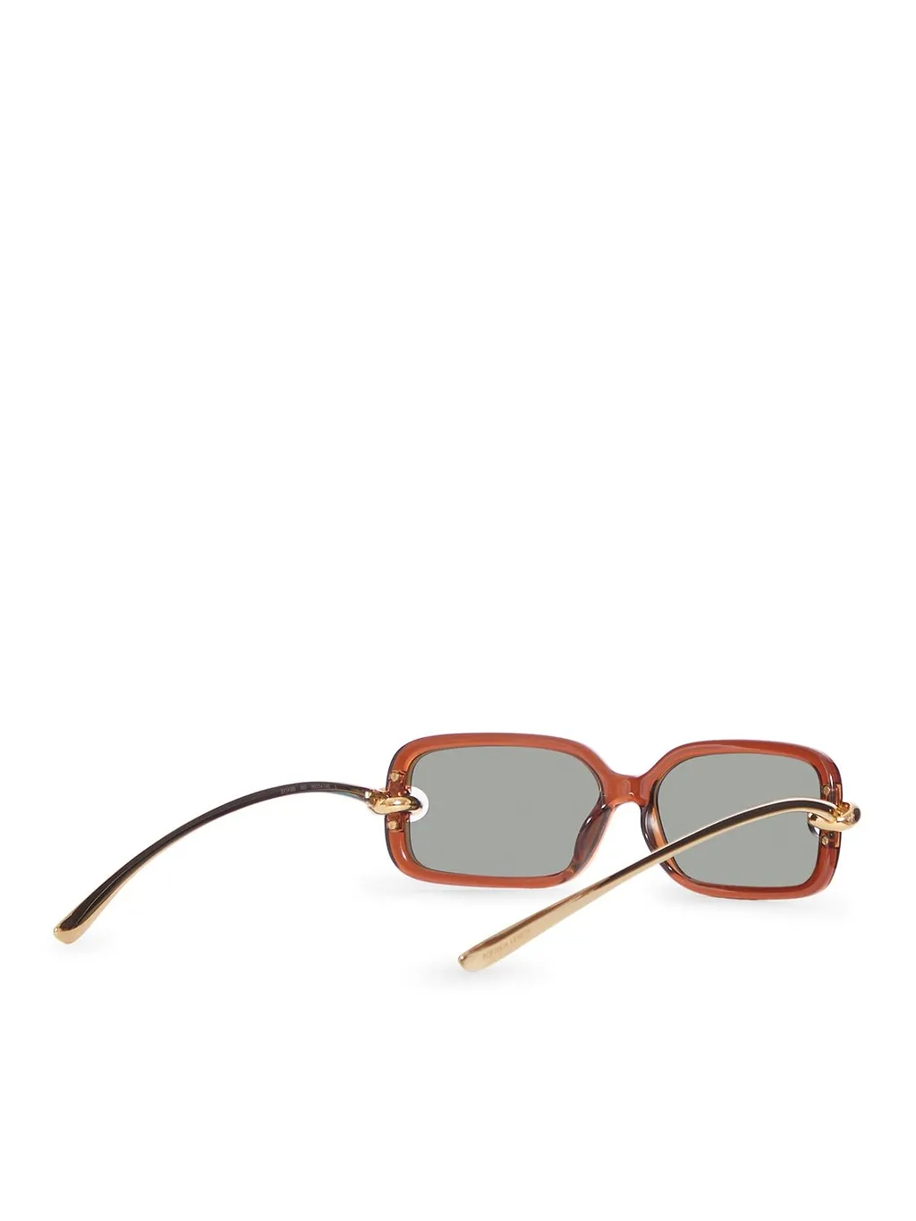 Bottega Veneta Eyewear Knot Rectangular Frame Sunglasses