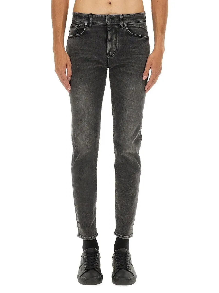 Boss Hugo Boss Mid Rise Slim Cut Jeans
