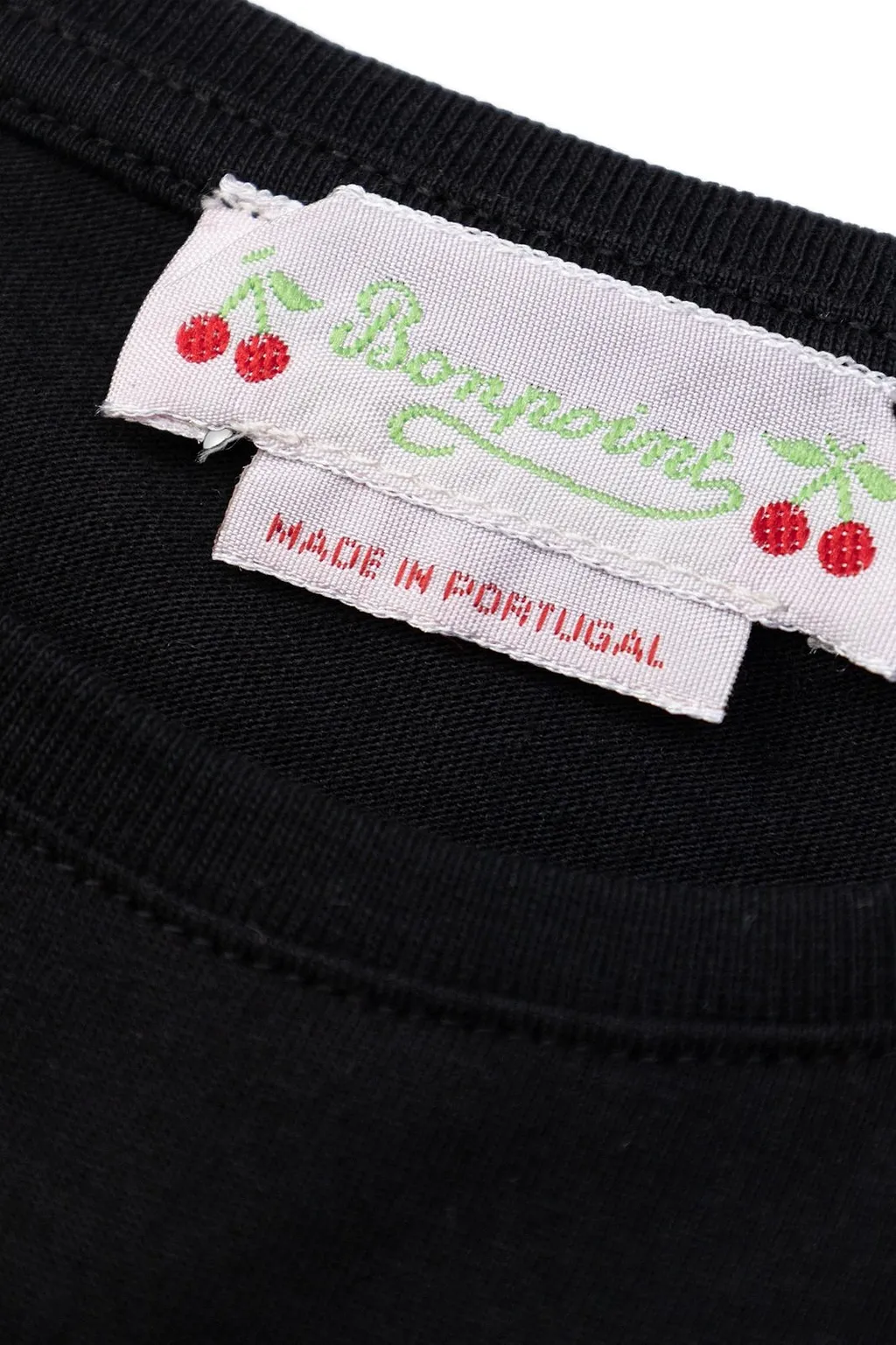 Bonpoint Asmae Cherry-Embroidered Crewneck T-Shirt