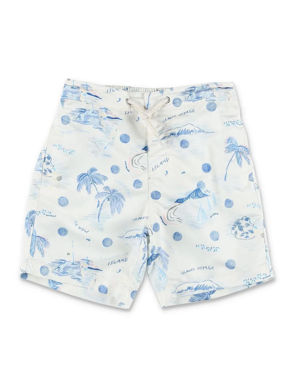 Bonpoint Ariel Island Printed Swim Shorts