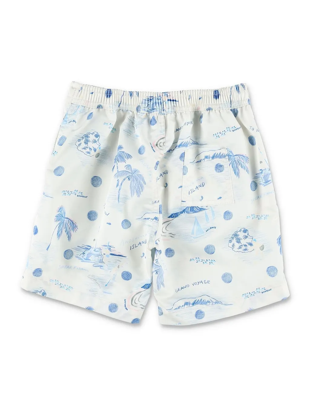 Bonpoint Ariel Island Printed Swim Shorts