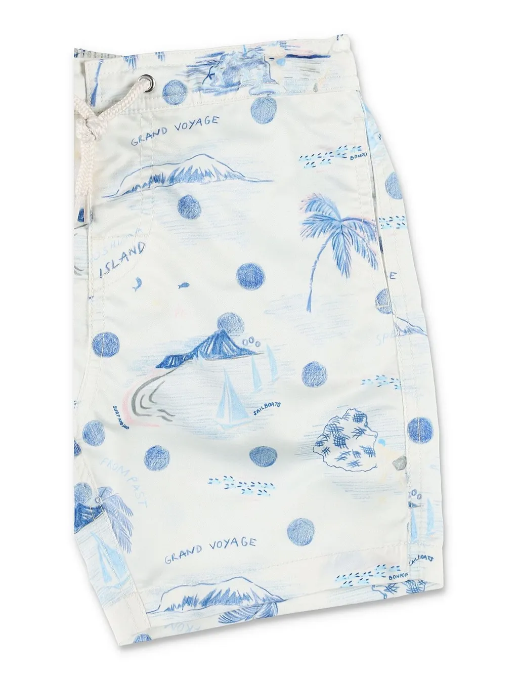 Bonpoint Ariel Island Printed Swim Shorts
