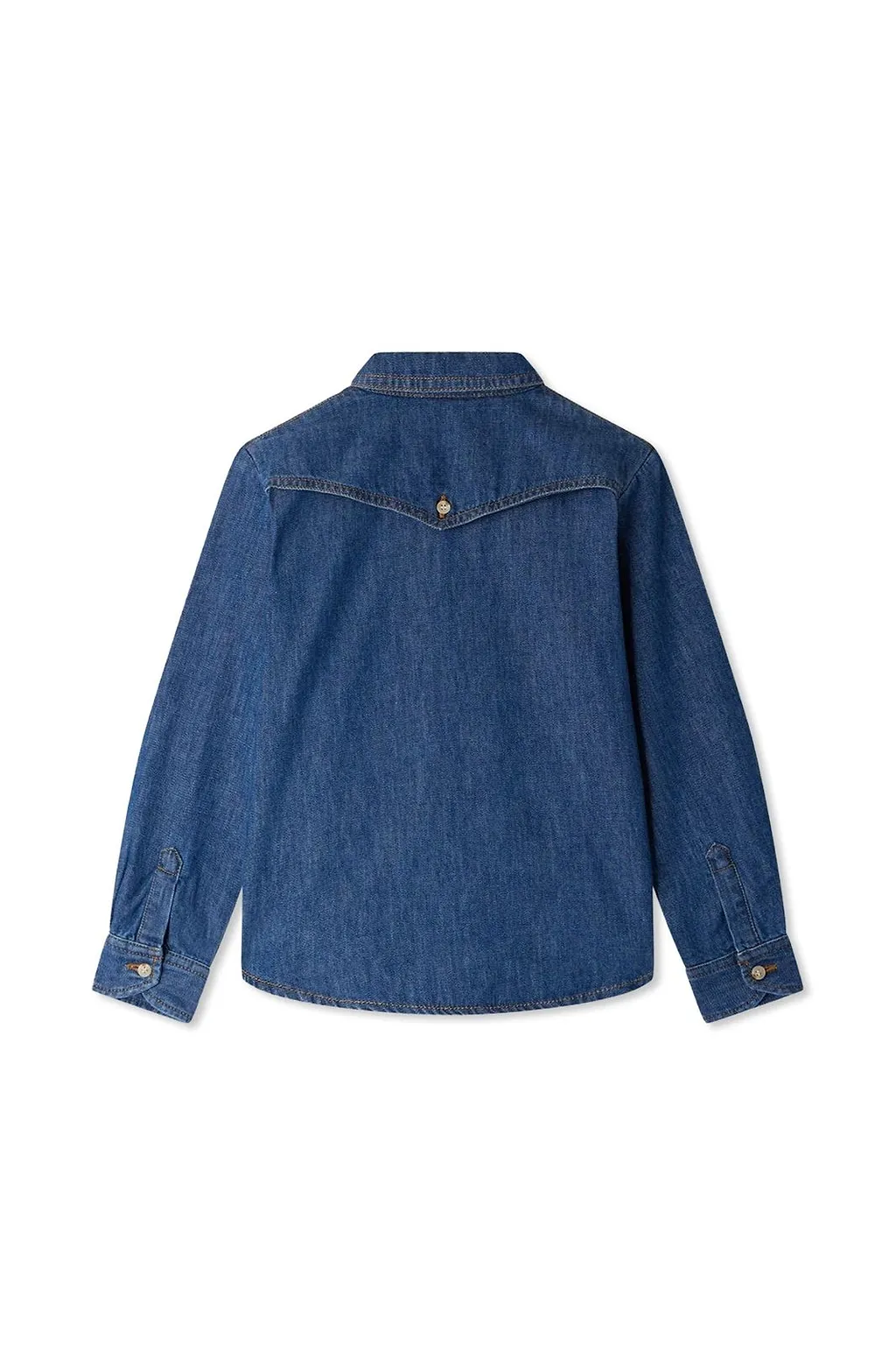 Bonpoint Button-Up Denim Shirt