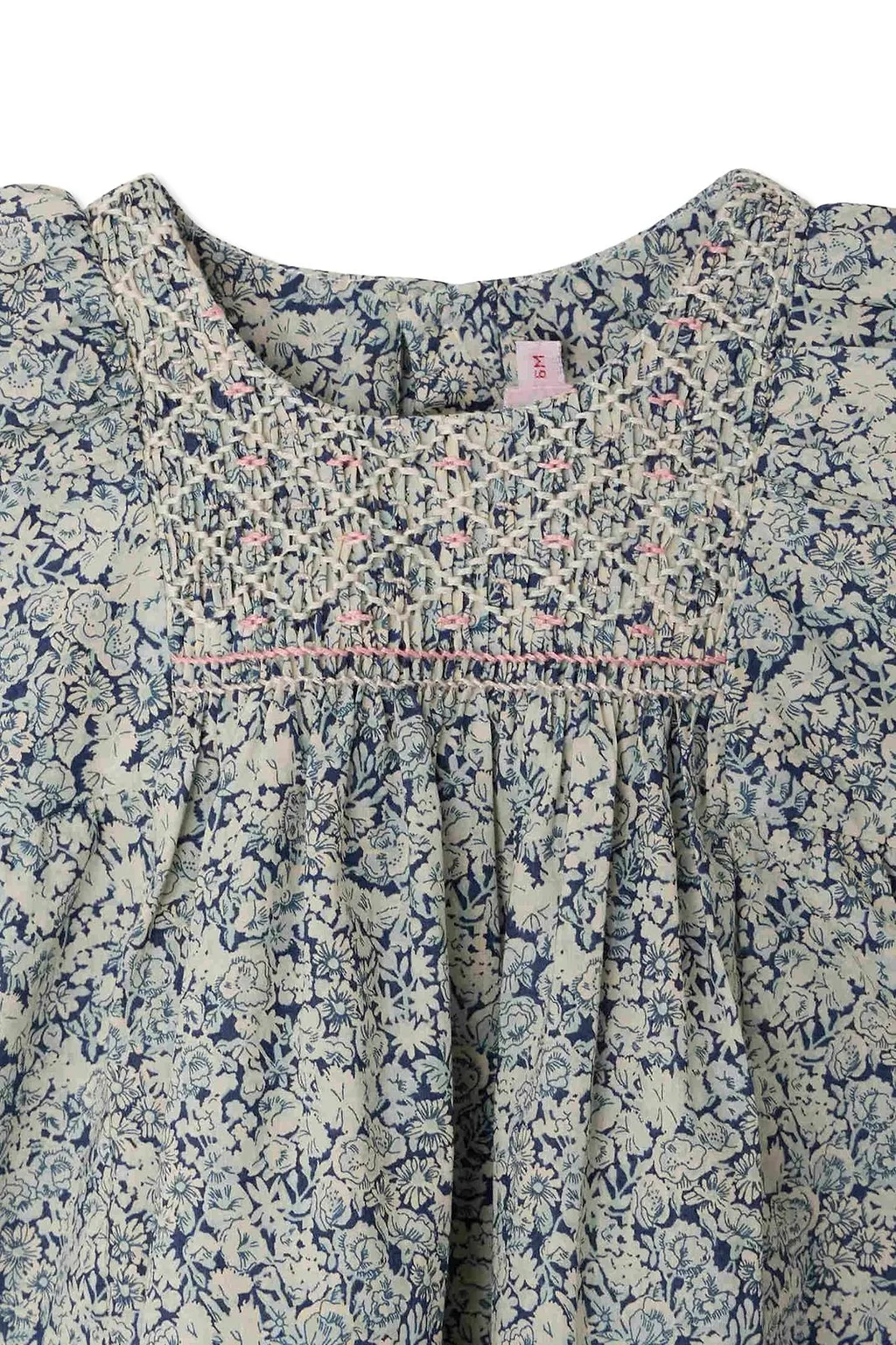 Bonpoint Cadelili Smocked And Hand-Embroidered Dress