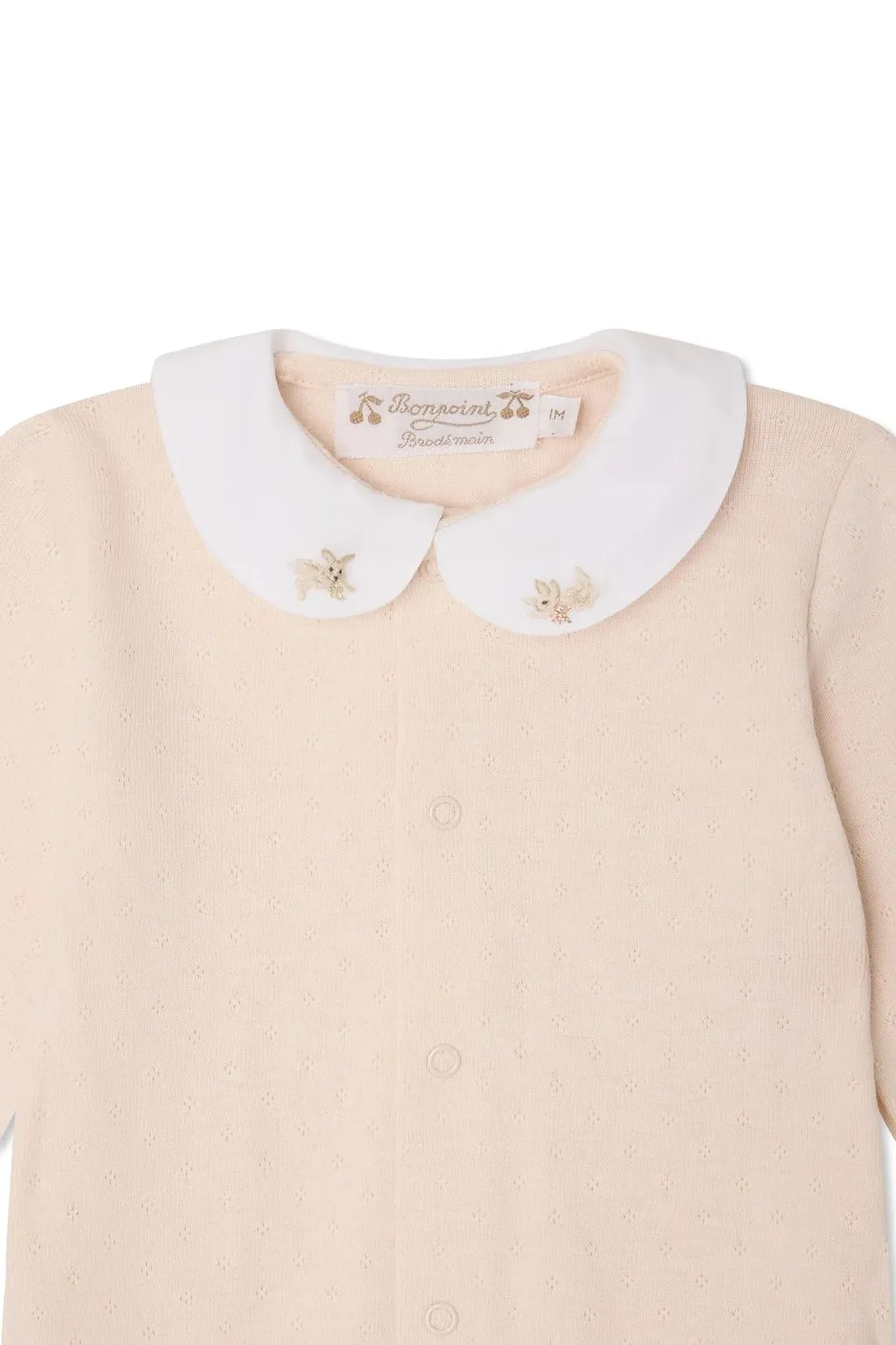 Bonpoint Cayla Embroidered Collar Pyjamas