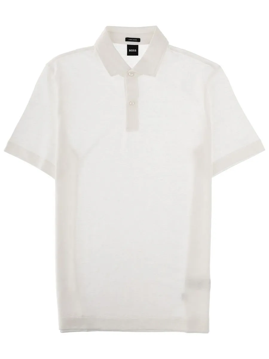 Boss Hugo Boss Button Detailed Short-Sleeved Polo Shirt