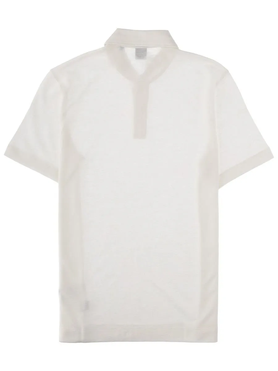 Boss Hugo Boss Button Detailed Short-Sleeved Polo Shirt
